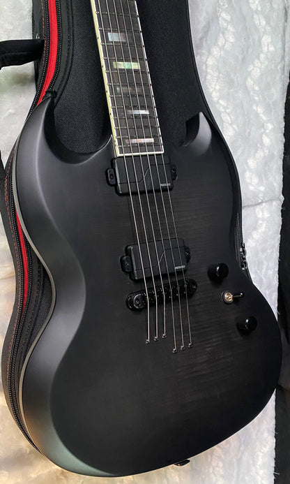 NEW! Epiphone Prophecy SG Inspired by Gibson - Obsidian Storm Satin - Authorized Dealer - 8lbs - G07870