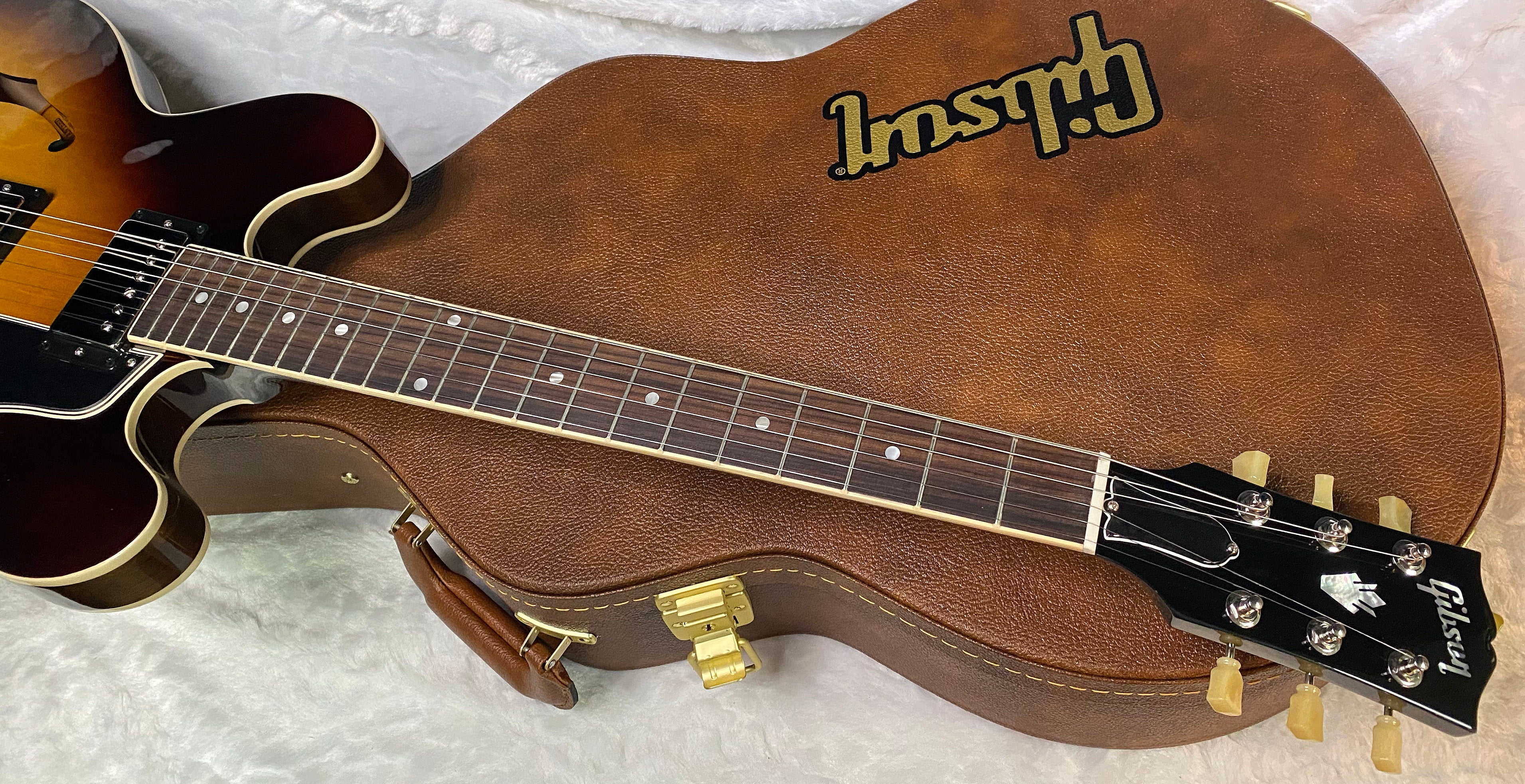 NEW ! Gibson ES-335 50s Semi-Hollowbody Electric Guitar - Vintage Tobacco Burst - Authorized Dealer - 8 lbs - G07155