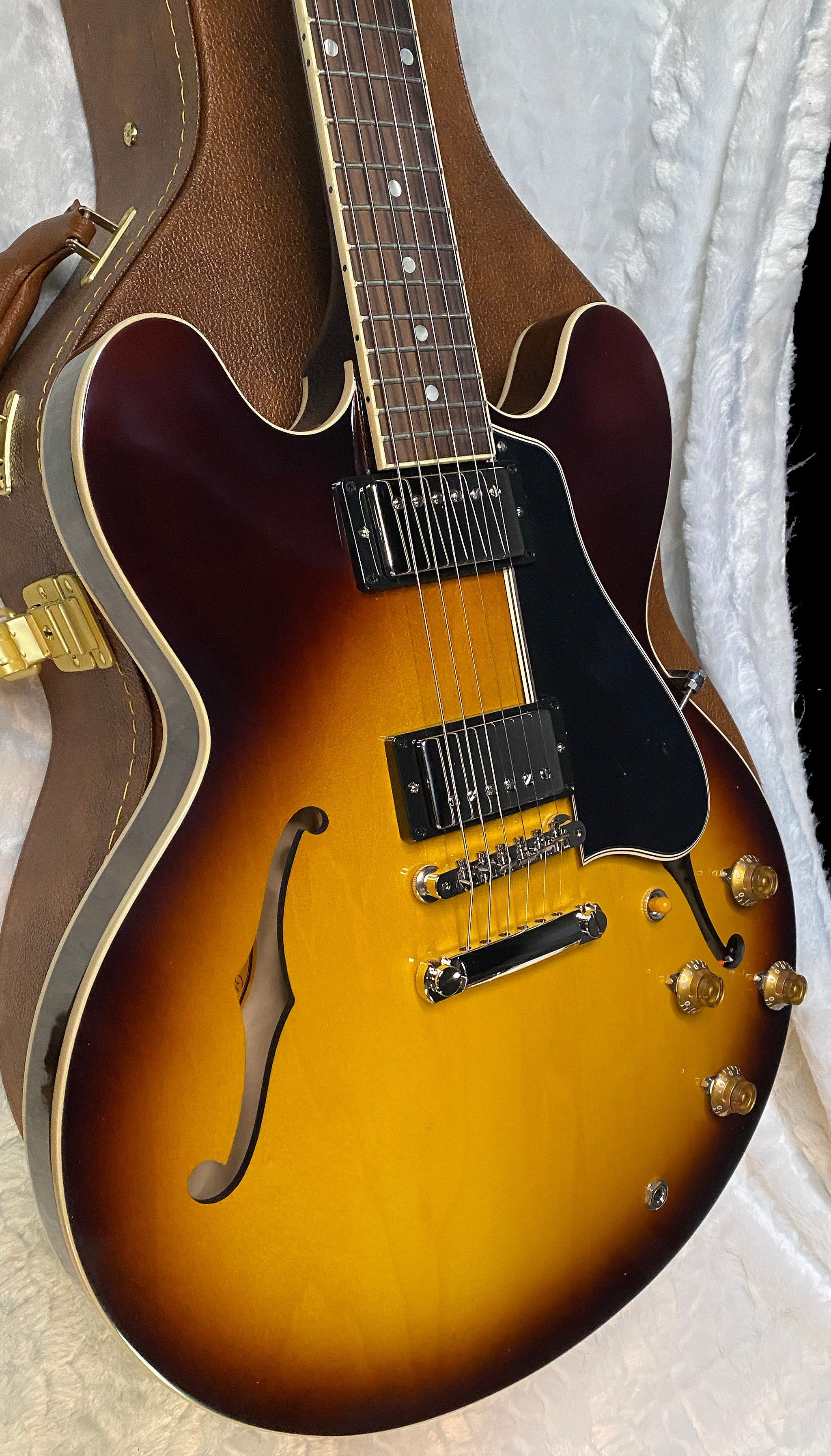 NEW ! Gibson ES-335 50s Semi-Hollowbody Electric Guitar - Vintage Tobacco Burst - Authorized Dealer - 8 lbs - G07155