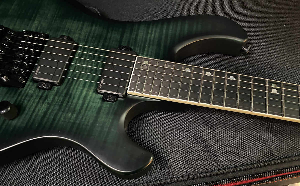 NEW! Epiphone Prophecy Victory FR Floyd Rose - Inspired by Gibson - Aqua Smoke Satin - Authorized Dealer - 8lbs - G07866
