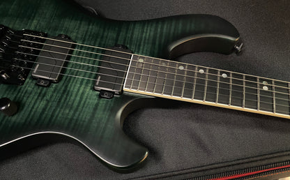 NEW! Epiphone Prophecy Victory FR Floyd Rose - Inspired by Gibson - Aqua Smoke Satin - Authorized Dealer - 8lbs - G07866