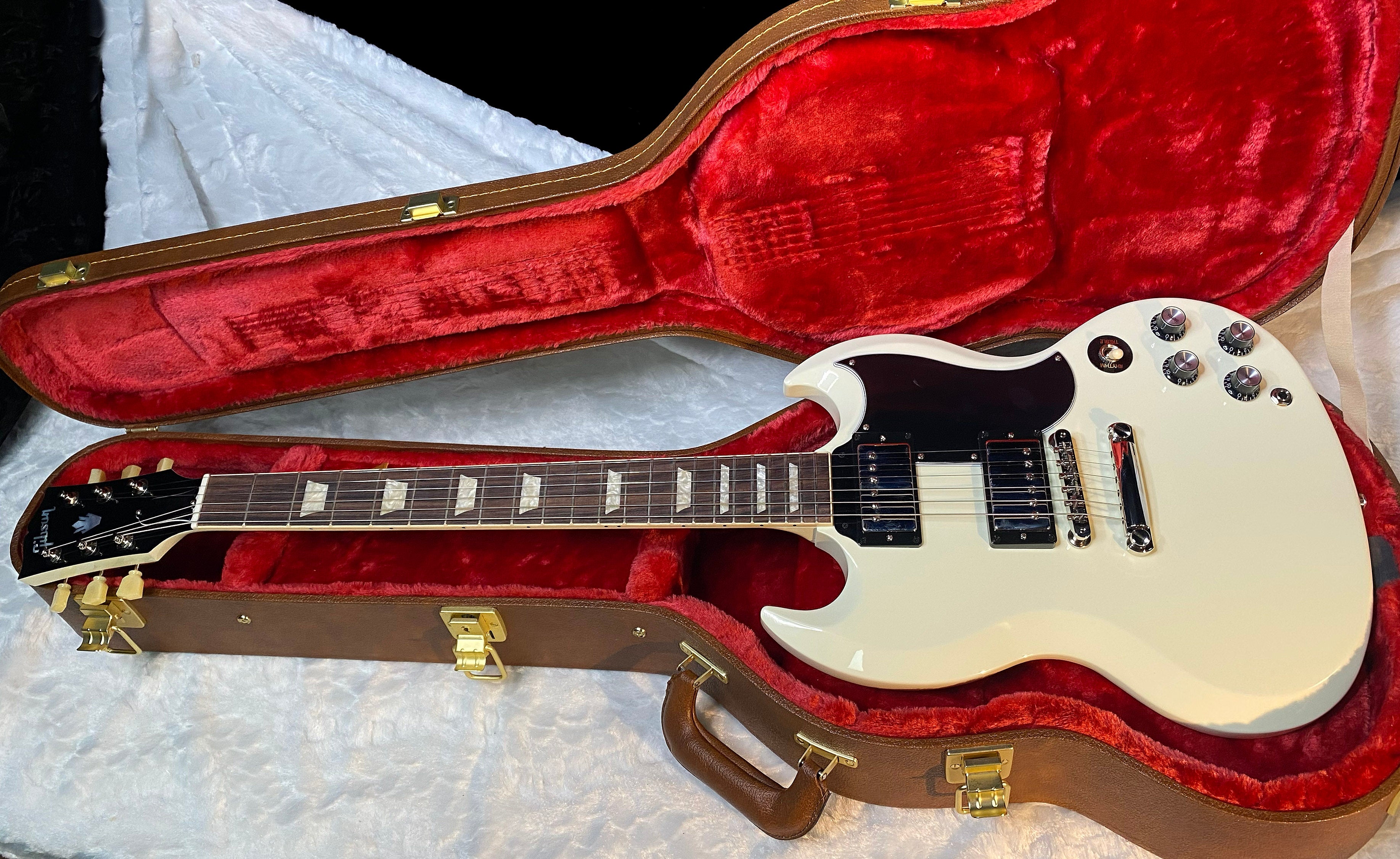 NEW ! Gibson SG Standard '61 Stop Bar - Classic White - Only 6.6 lbs - Authorized Dealer - G06438