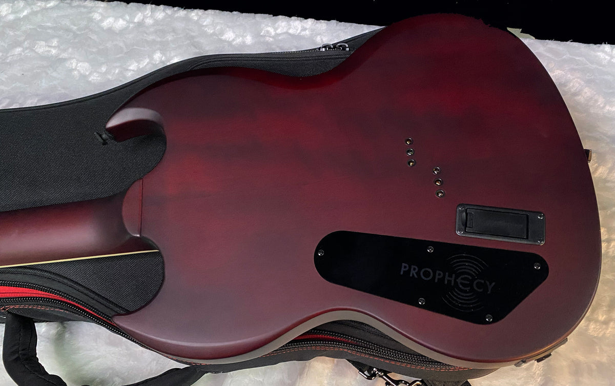 NEW! Epiphone Prophecy SG Inspired by Gibson - Crimson Fog Satin - Authorized Dealer - 8lbs - G07848
