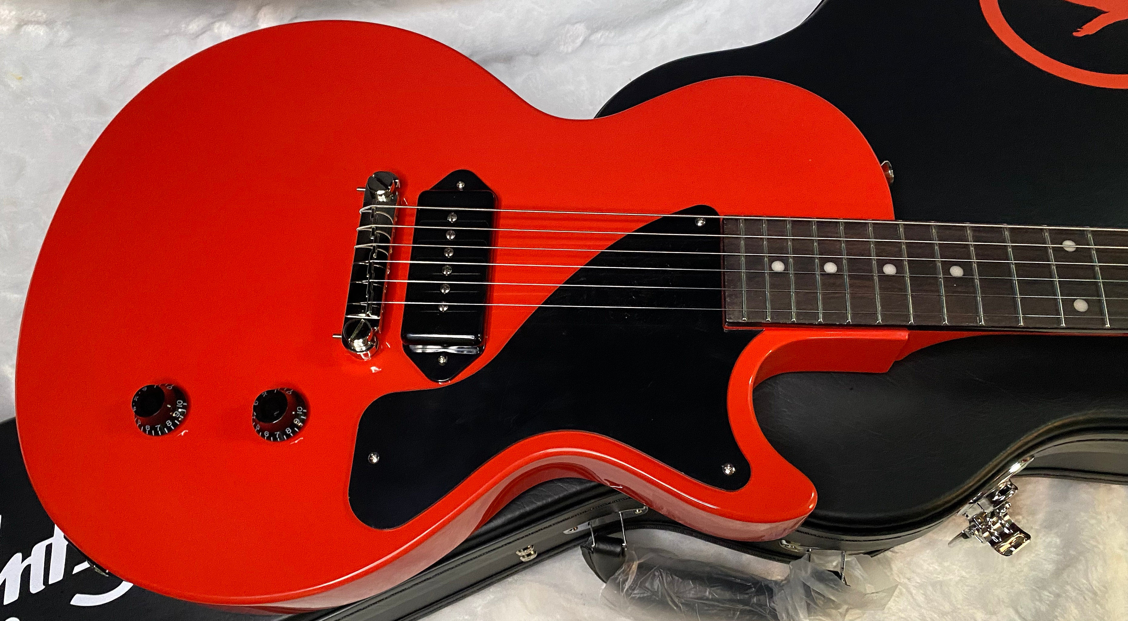 NEW! Epiphone Billie Joe Armstrong Les Paul Junior Electric Guitar- Radiant Red - 7.6lbs - Authorized Dealer - G07152