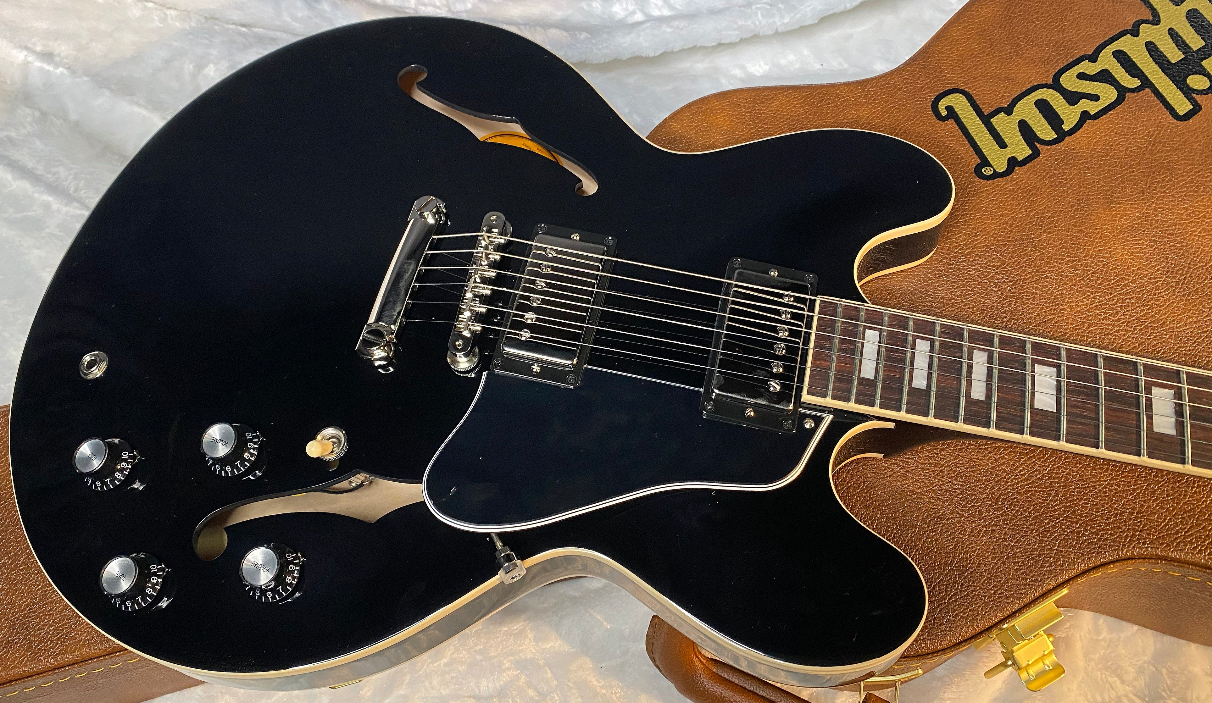 NEW! ! Gibson ES-335 60's Block - Ebony - Limited Edition - Only 7.9 lbs - Authorized Dealer - G06483