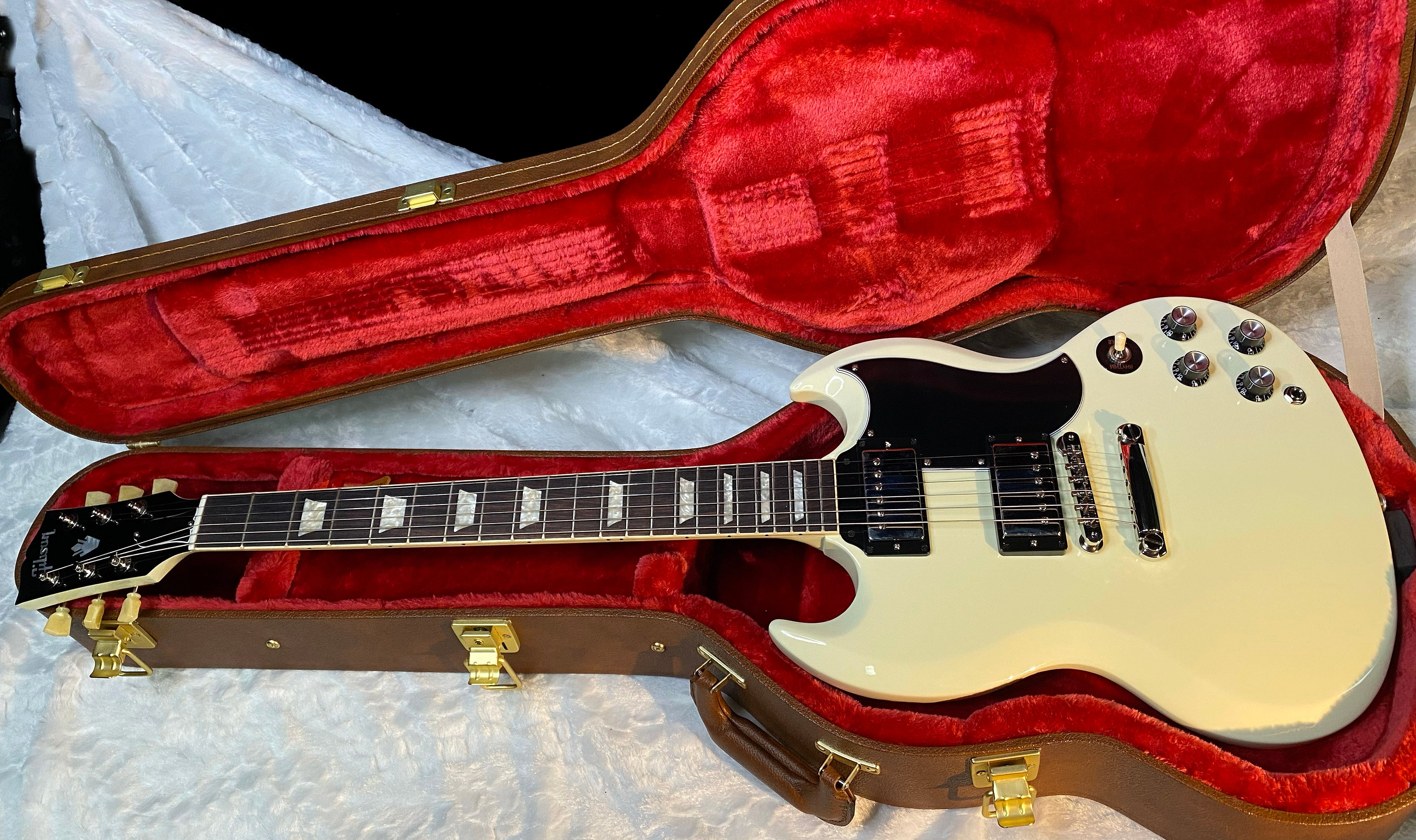 NEW ! Gibson SG Standard '61 Stop Bar - Classic White - Only 6.55 lbs - Authorized Dealer - G06434