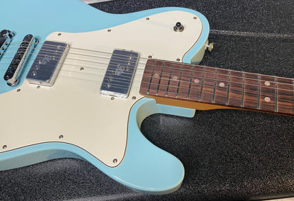 NEW! Fender Kingfish Delta Day Telecaster Deluxe - Daphne Blue - Hardshell Case - Authorized Dealer - 7.6lbs - G06524