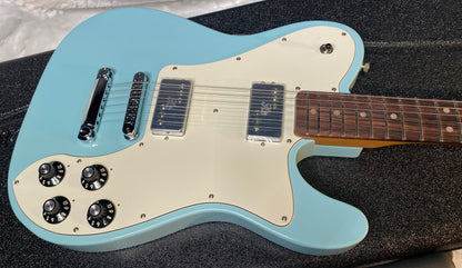 NEW! Fender Kingfish Delta Day Telecaster Deluxe - Daphne Blue - Hardshell Case - Authorized Dealer - 7.6lbs - G06524