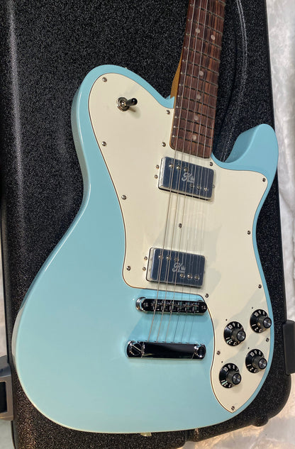 NEW! Fender Kingfish Delta Day Telecaster Deluxe - Daphne Blue - Hardshell Case - Authorized Dealer - 7.6lbs - G06524