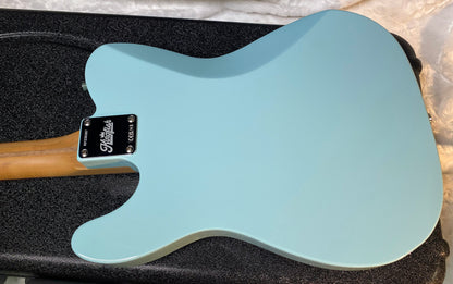 NEW! Fender Kingfish Delta Day Telecaster Deluxe - Daphne Blue - Hardshell Case - Authorized Dealer - 7.6lbs - G06524