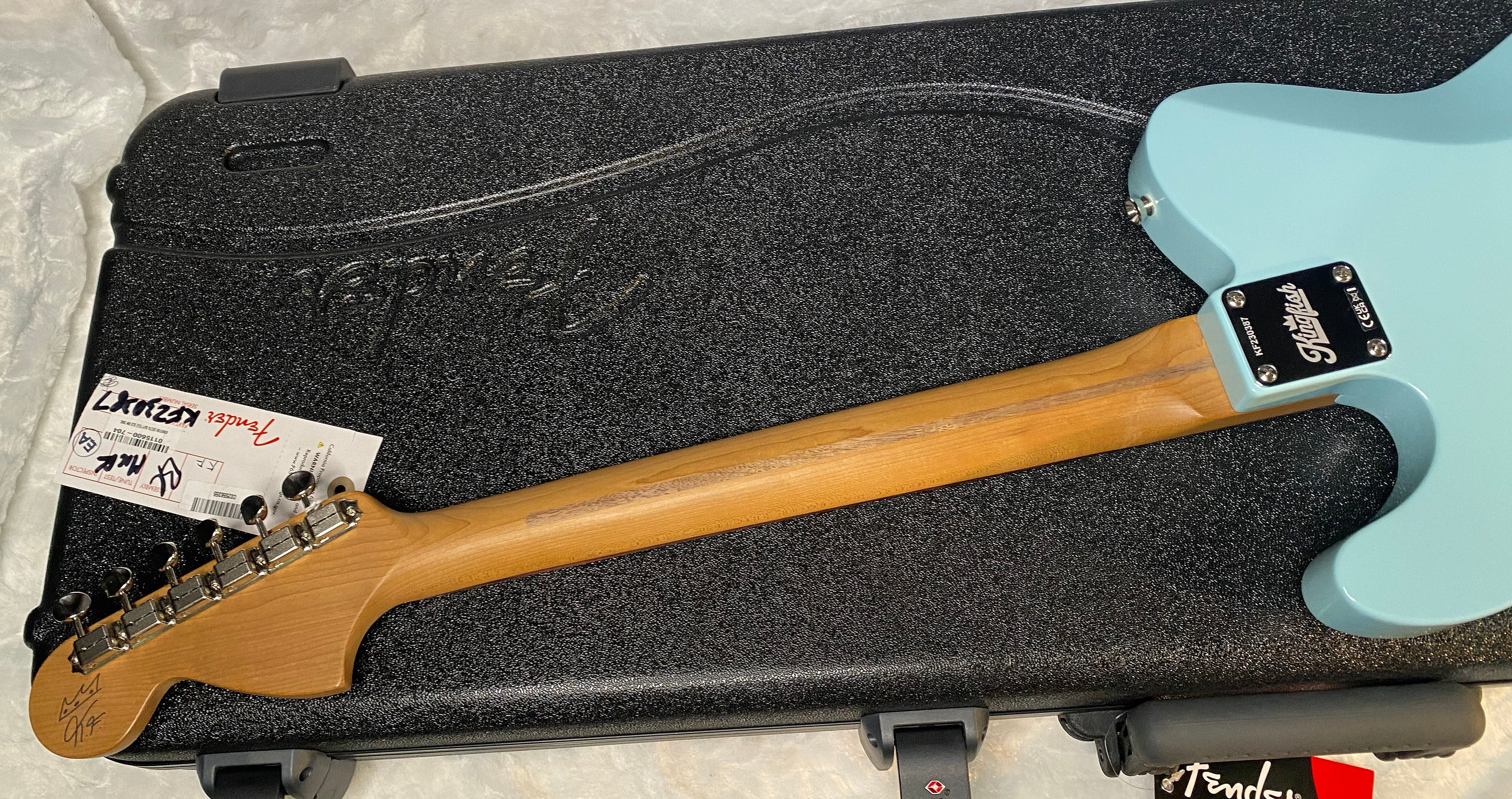 NEW! Fender Kingfish Delta Day Telecaster Deluxe - Daphne Blue - Hardshell Case - Authorized Dealer - 7.6lbs - G06524