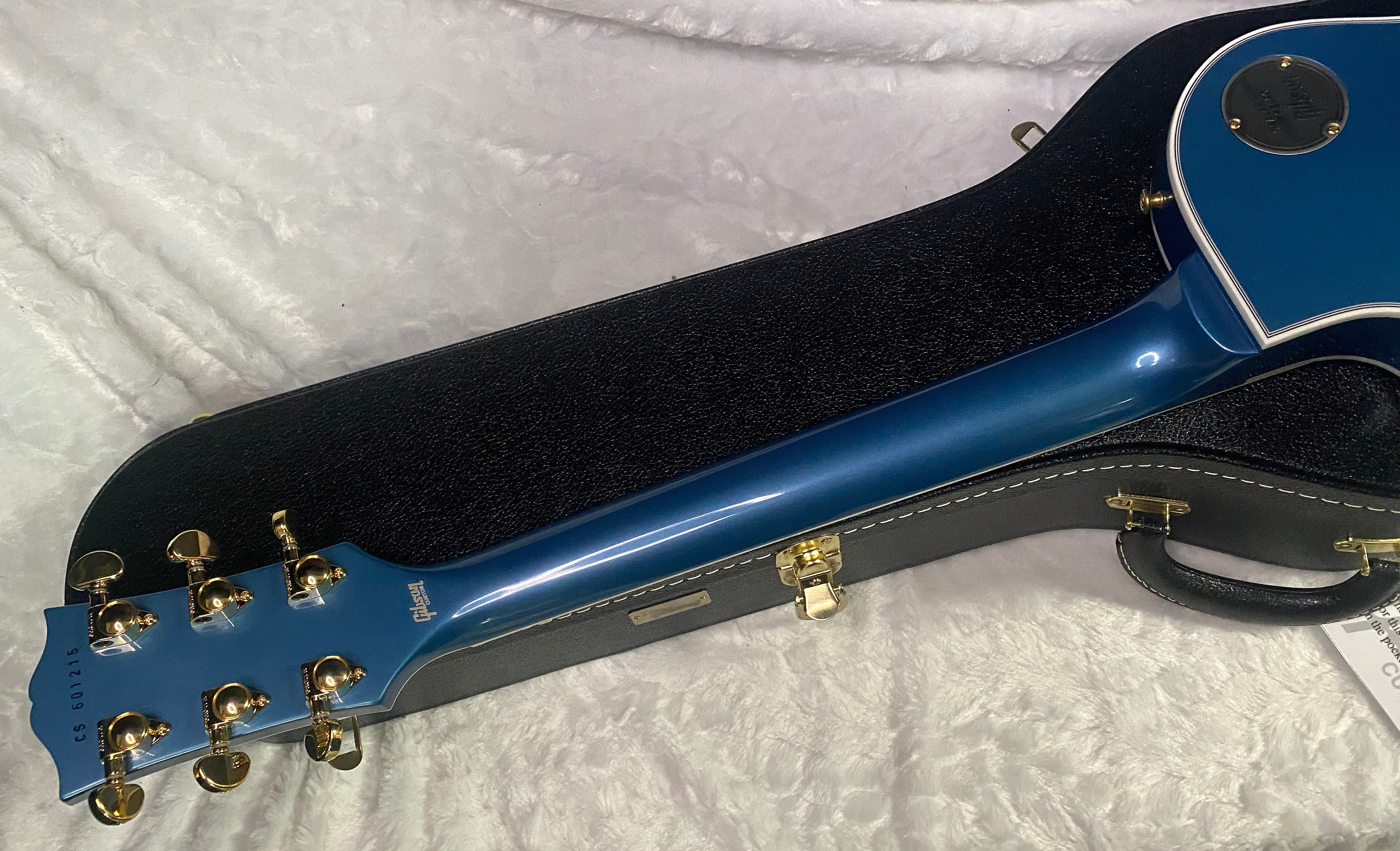 NEW! Gibson Les Paul Custom - Dealer Select - P90 Pick-Ups - Pelham Blue VOS - Custom Shop M2M - Authorized Dealer - Only 8.9lbs!! - G07163