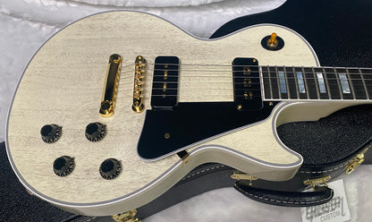 NEW ! Gibson Custom Shop Historic '54 Les Paul Custom Reissue Dealer Select - P-90's Staple Pick-Up - TV White - VOS - Authorized Dealer - 9.3 lbs - G07164