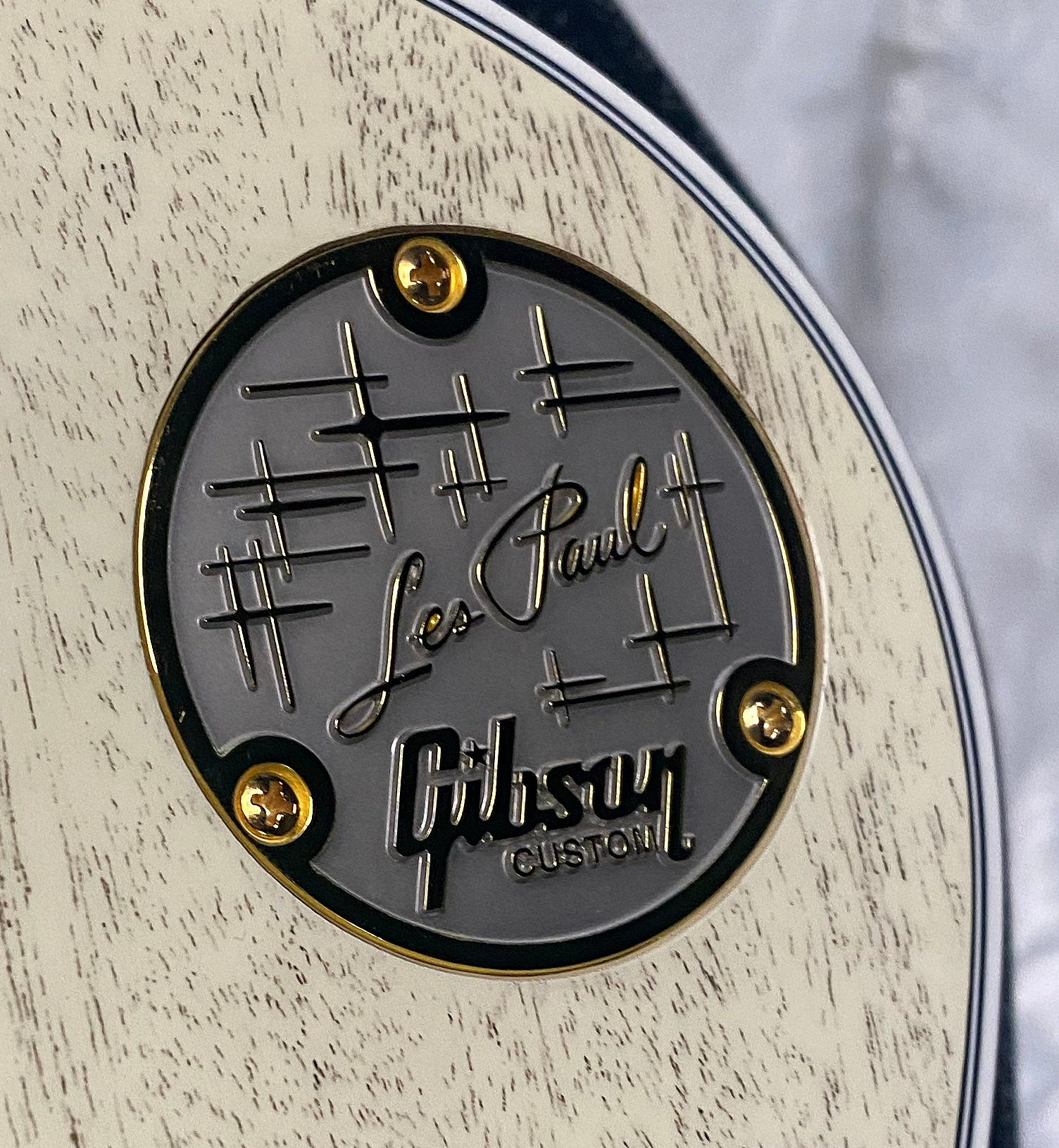 NEW ! Gibson Custom Shop Historic '54 Les Paul Custom Reissue Dealer Select - P-90's Staple Pick-Up - TV White - VOS - Authorized Dealer - 9.3 lbs - G07164