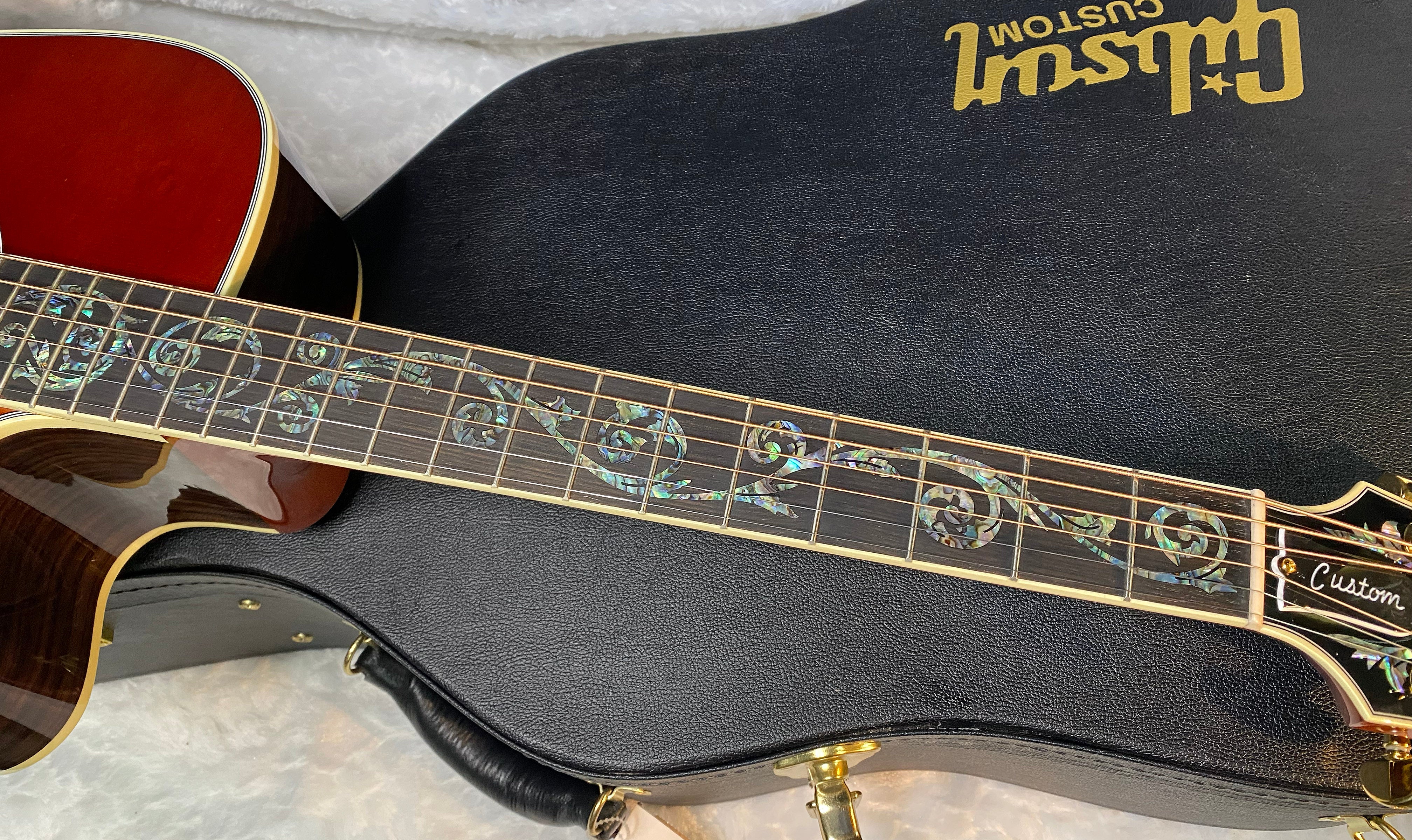 NEW! Gibson Acoustic Songwriter Custom EC Vine Acoustic-Electric Guitar - Rosewood Burst - Greatest Hits II - Authorized Dealer - G06404