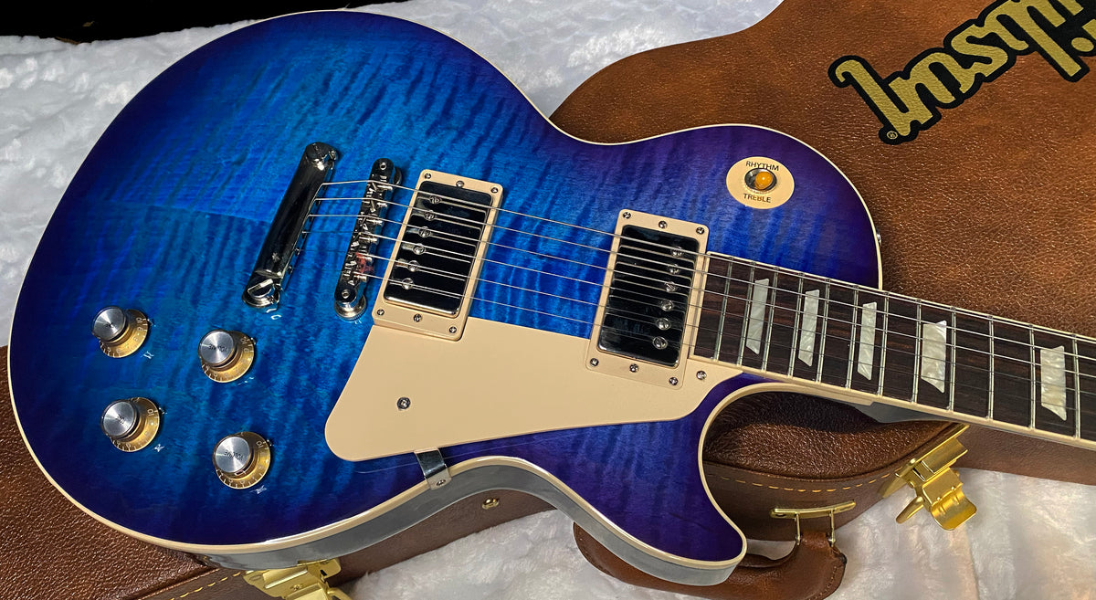 NEW! Gibson Les Paul Standard '60s Blueberry Burst - Authorized Dealer - Amazing Curly Flame Top - Only 8.8 lbs - G07887