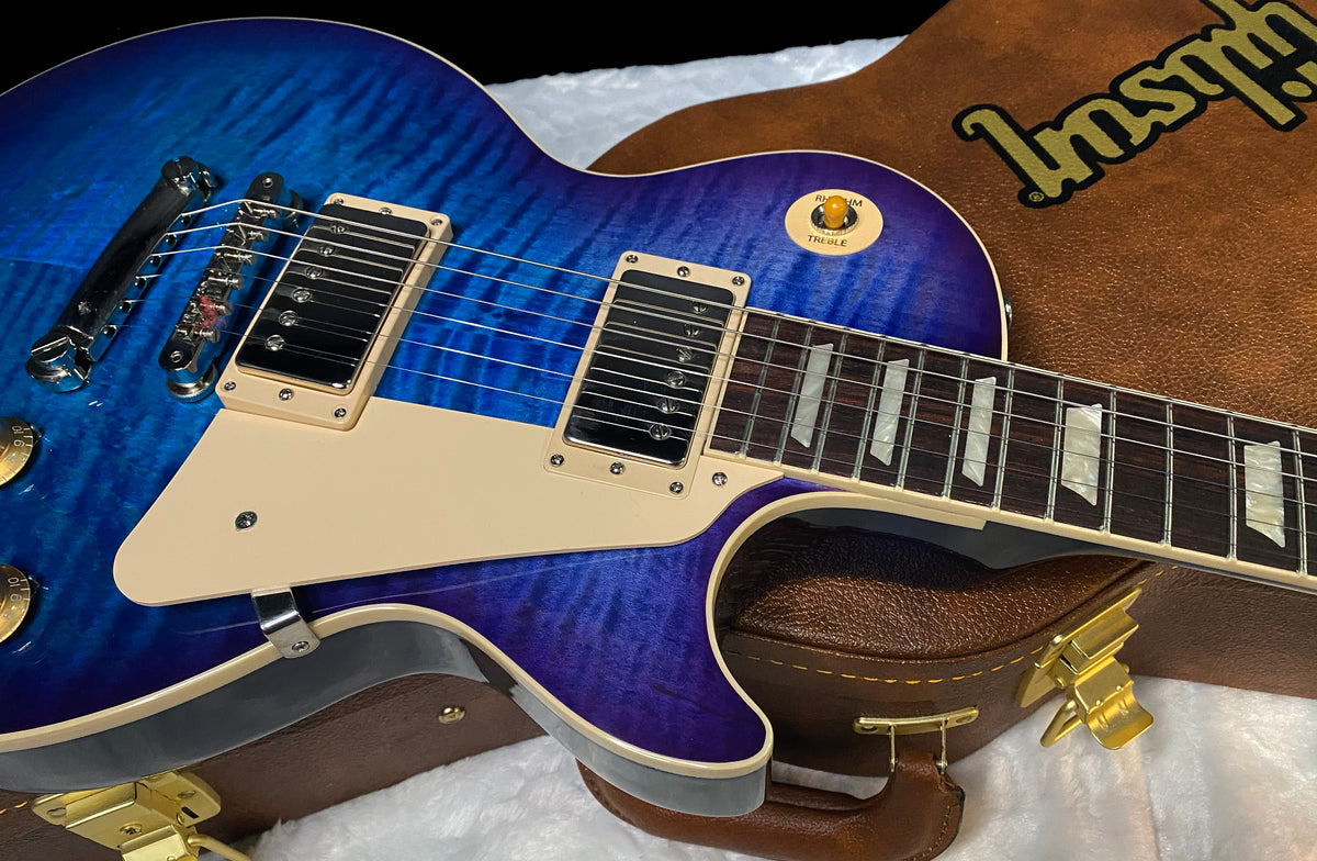 NEW! Gibson Les Paul Standard '60s Blueberry Burst - Authorized Dealer - Amazing Curly Flame Top - Only 8.8 lbs - G07887