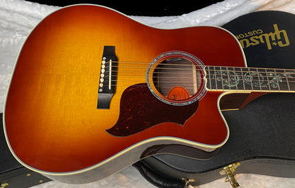 NEW! Gibson Acoustic Songwriter Custom EC Vine Acoustic-Electric Guitar - Rosewood Burst - Greatest Hits II - Authorized Dealer - G06404