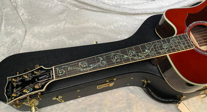 NEW! Gibson Acoustic Songwriter Custom EC Vine Acoustic-Electric Guitar - Rosewood Burst - Greatest Hits II - Authorized Dealer - G06404