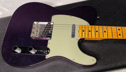 NEW! Fender Custom Shop Flamethrower Telecaster Custom - NOS - Modern Specs - Texas Special Pick-Ups - AAAA Flamed Neck - Magenta Sparkle - Authorized Dealer - 7.55lbs - G07167