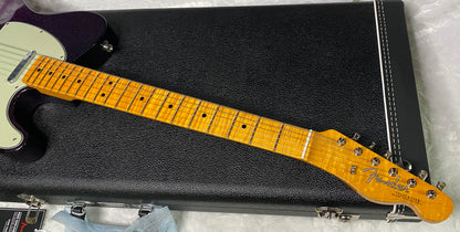 NEW! Fender Custom Shop Flamethrower Telecaster Custom - NOS - Modern Specs - Texas Special Pick-Ups - AAAA Flamed Neck - Magenta Sparkle - Authorized Dealer - 7.55lbs - G07167
