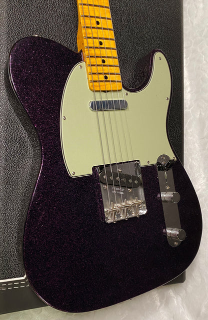 NEW! Fender Custom Shop Flamethrower Telecaster Custom - NOS - Modern Specs - Texas Special Pick-Ups - AAAA Flamed Neck - Magenta Sparkle - Authorized Dealer - 7.55lbs - G07167