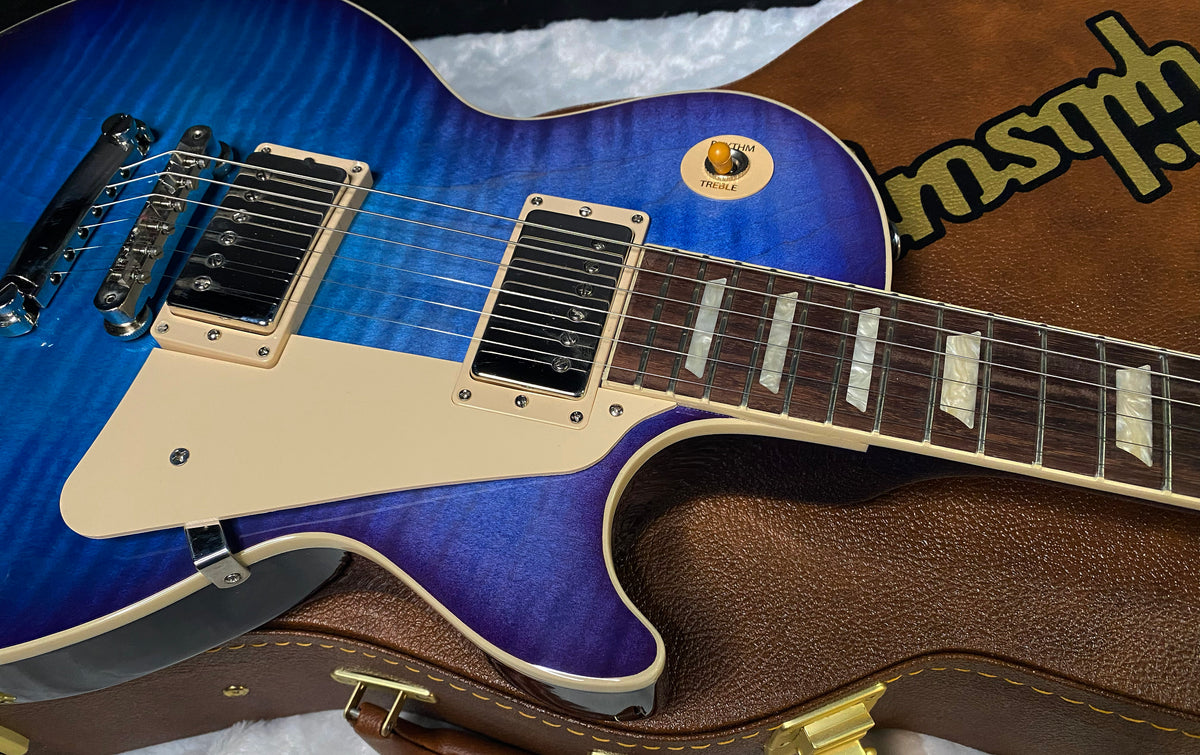 NEW! Gibson Les Paul Standard '60s Blueberry Burst - Authorized Dealer - Beautiful Flame Top - Only 9 lbs - G07888