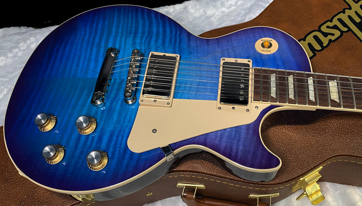NEW! Gibson Les Paul Standard '60s Blueberry Burst - Authorized Dealer - Beautiful Flame Top - Only 9 lbs - G07888