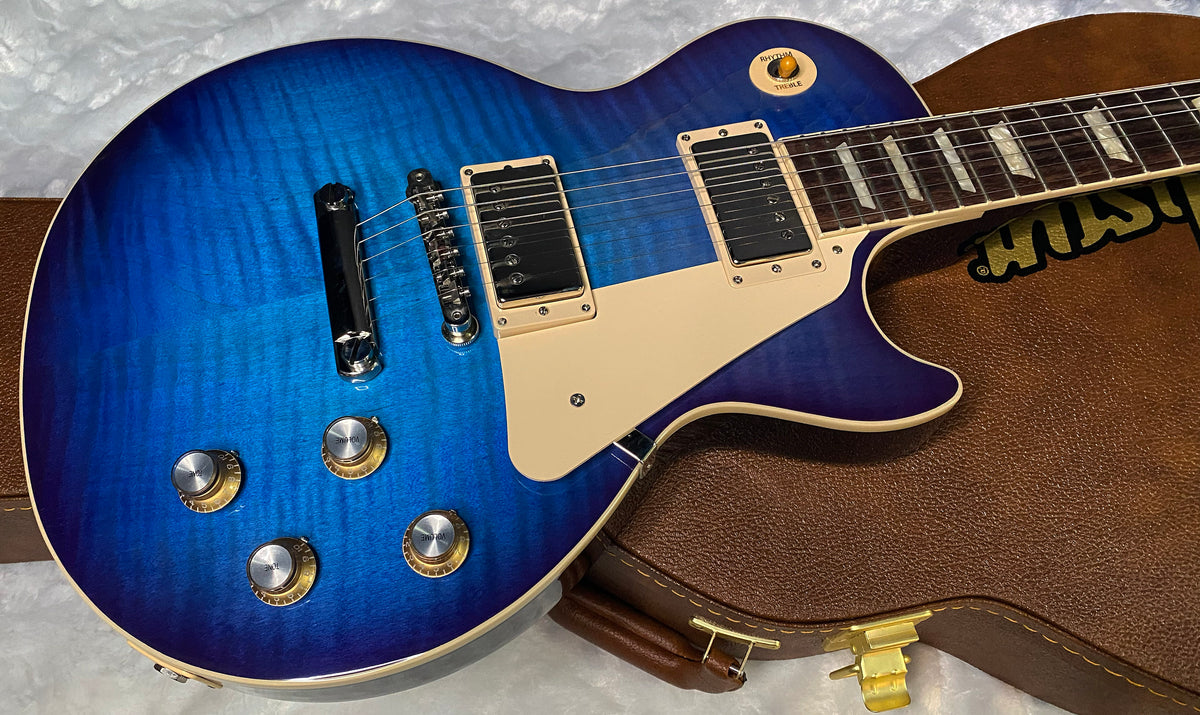NEW! Gibson Les Paul Standard '60s Blueberry Burst - Authorized Dealer - Beautiful Flame Top - Only 9 lbs - G07888
