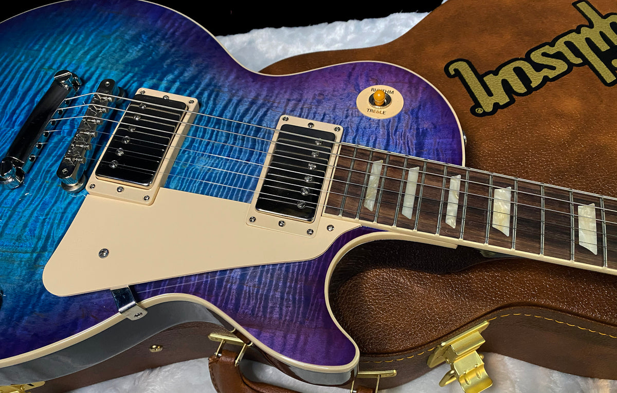 NEW! Gibson Les Paul Standard '60s Blueberry Burst - Authorized Dealer - Absolutely KILLER Curly Flame Top - Only 8.7 lbs - G07889
