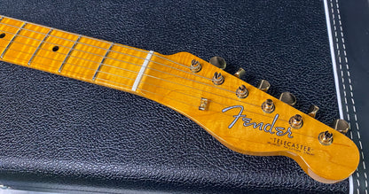 NEW! Fender Custom Shop Flamethrower Telecaster Custom - NOS - Modern Specs - Texas Special Pick-Ups - AAAA Flamed Neck - Black Finish - Gold Hardware - Authorized Dealer - 7.45lbs - G07166
