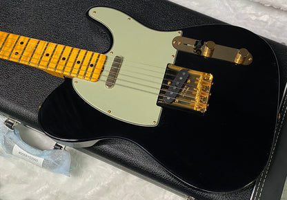 NEW! Fender Custom Shop Flamethrower Telecaster Custom - NOS - Modern Specs - Texas Special Pick-Ups - AAAA Flamed Neck - Black Finish - Gold Hardware - Authorized Dealer - 7.45lbs - G07166