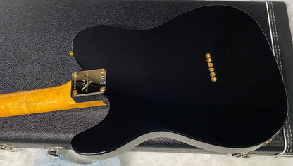 NEW! Fender Custom Shop Flamethrower Telecaster Custom - NOS - Modern Specs - Texas Special Pick-Ups - AAAA Flamed Neck - Black Finish - Gold Hardware - Authorized Dealer - 7.45lbs - G07166