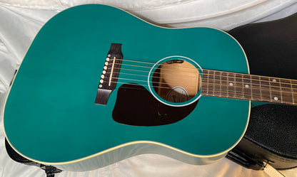NEW! Gibson J-45 Standard Acoustic Electric Guitar - Translucent Teal - Authorized Dealer - 4.8lbs - G05729