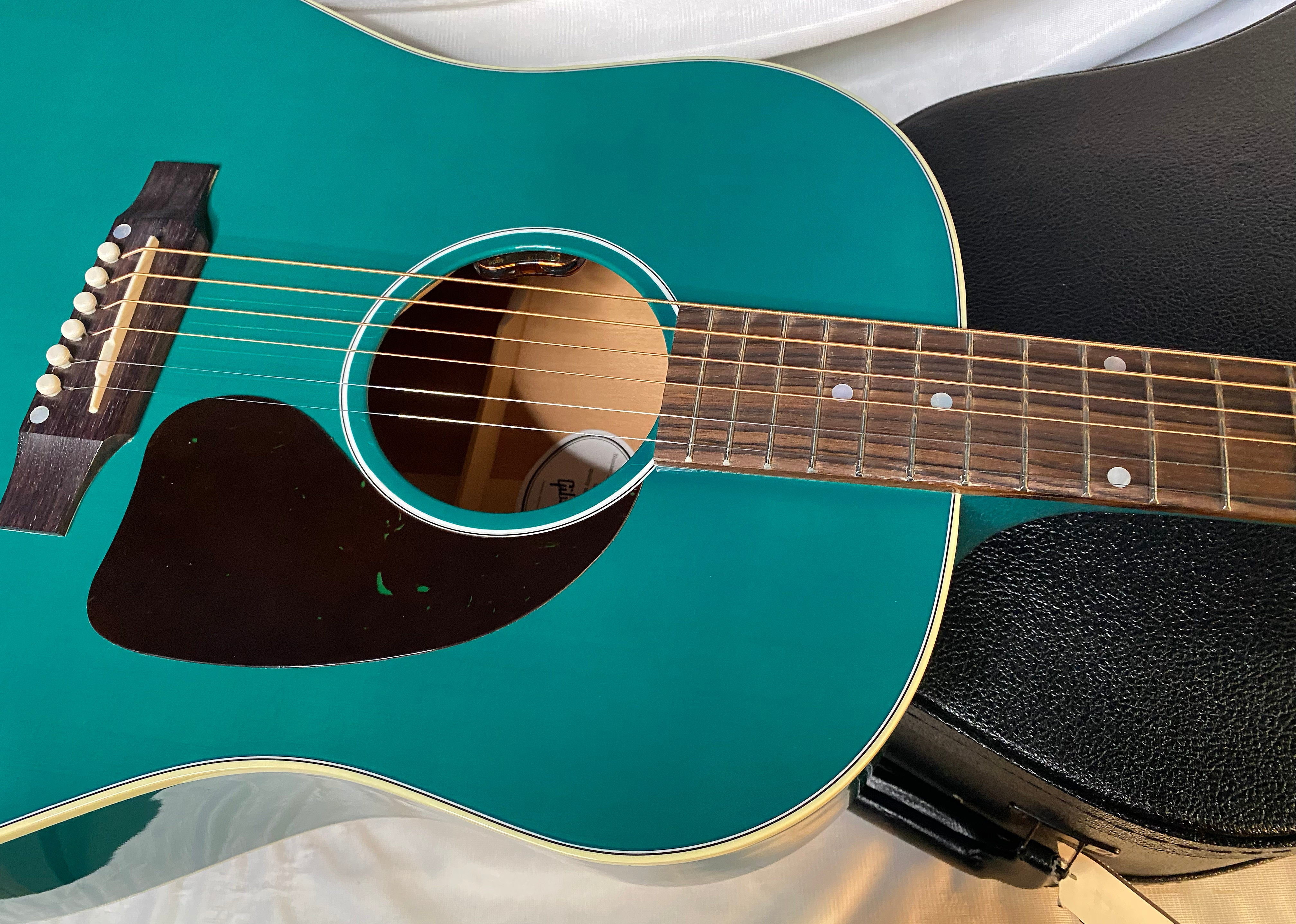 NEW! Gibson J-45 Standard Acoustic Electric Guitar - Translucent Teal - Authorized Dealer - 4.8lbs - G05729