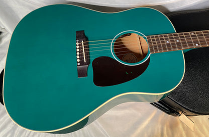 NEW! Gibson J-45 Standard Acoustic Electric Guitar - Translucent Teal - Authorized Dealer - 4.8lbs - G05729