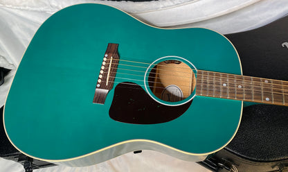 NEW! Gibson J-45 Standard Acoustic Electric Guitar - Translucent Teal - Authorized Dealer - 4.7lbs - G05731
