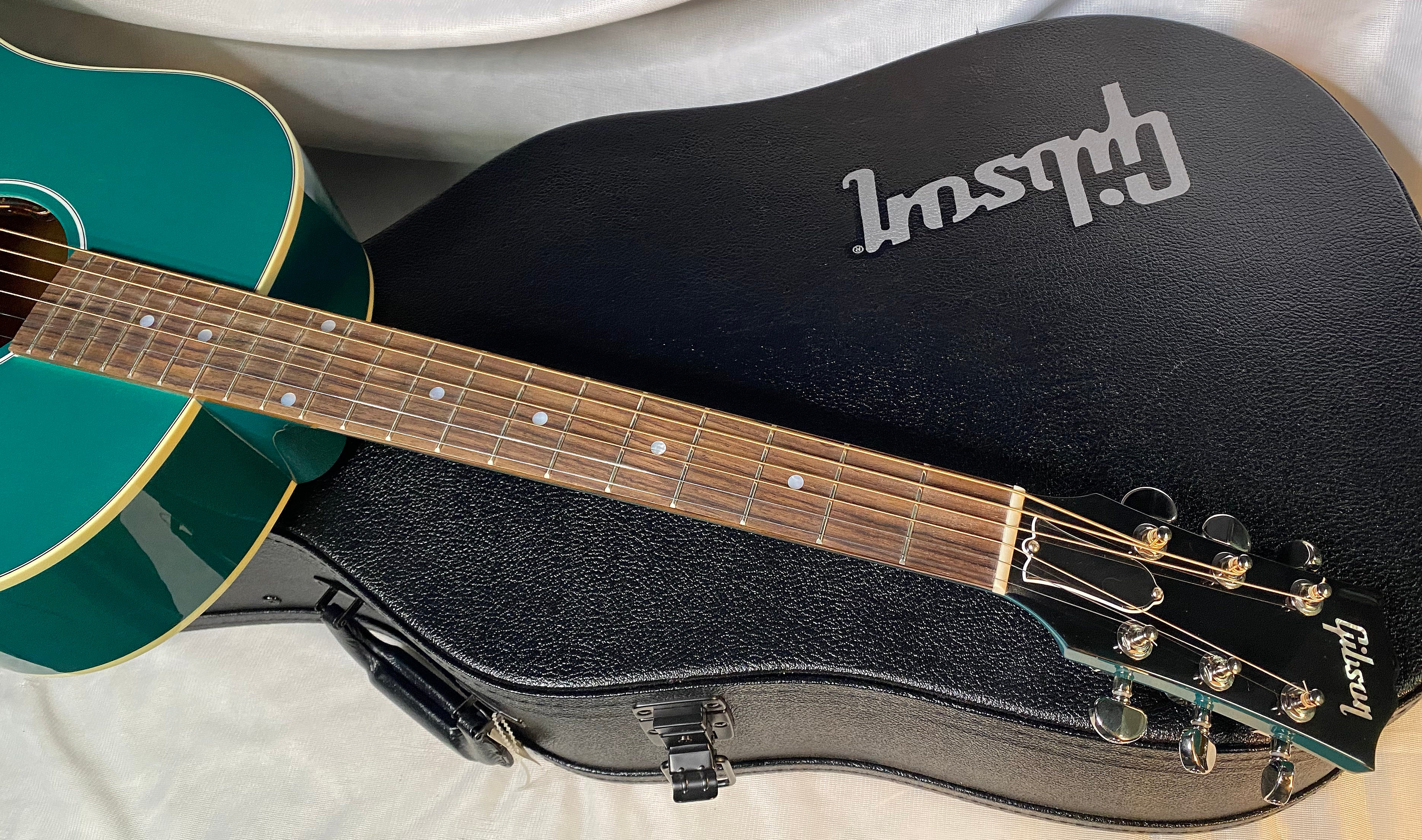 NEW! Gibson J-45 Standard Acoustic Electric Guitar - Translucent Teal - Authorized Dealer - 4.7lbs - G05731
