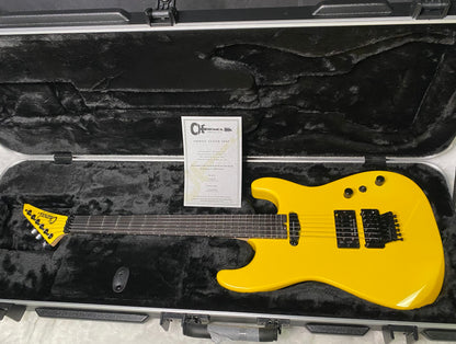 NEW ! Charvel USA Custom Shop Limited Edition San Dimas HS - Yellow Pearl Finish - Authorized Dealer - G07165