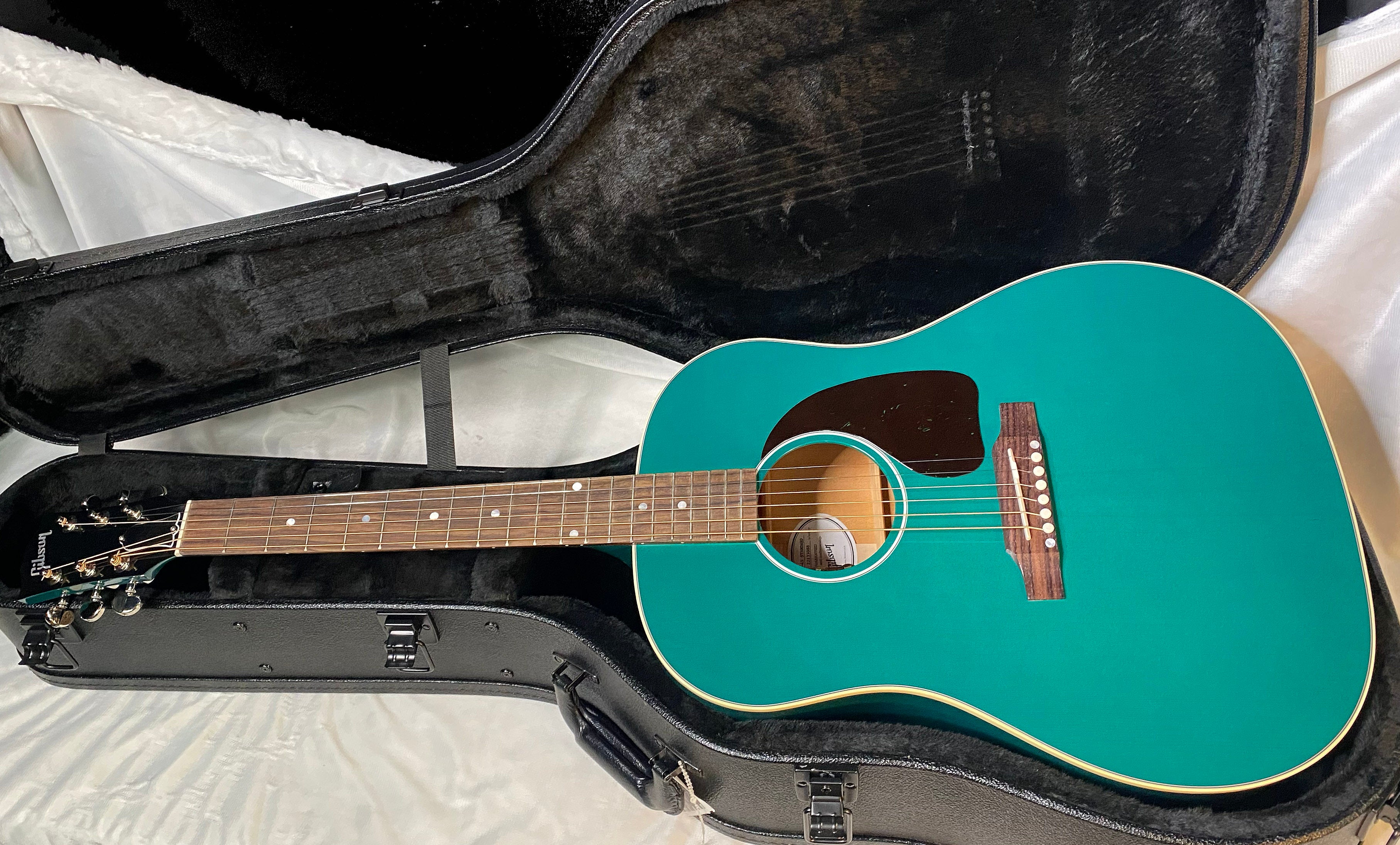 NEW! Gibson J-45 Standard Acoustic Electric Guitar - Translucent Teal - Authorized Dealer - 4.7lbs - G05731