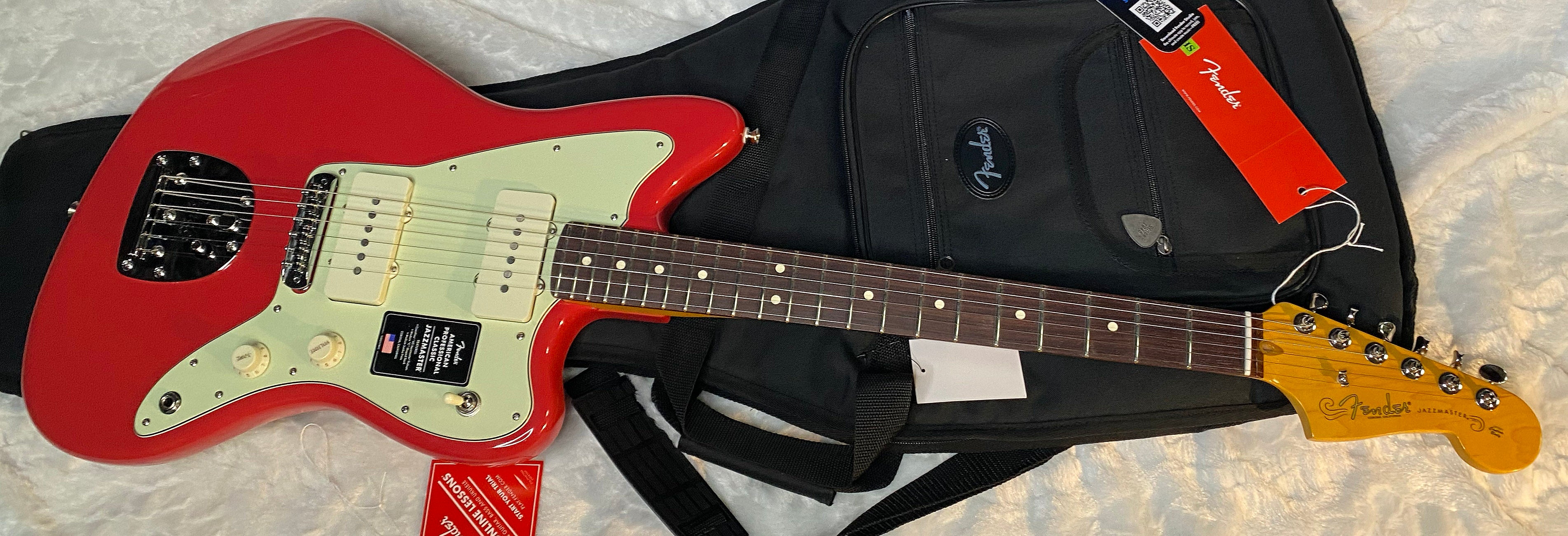 NEW! Fender American Professional Classic Jazzmaster - Faded Dakota Red - Authorized Dealer - G06528