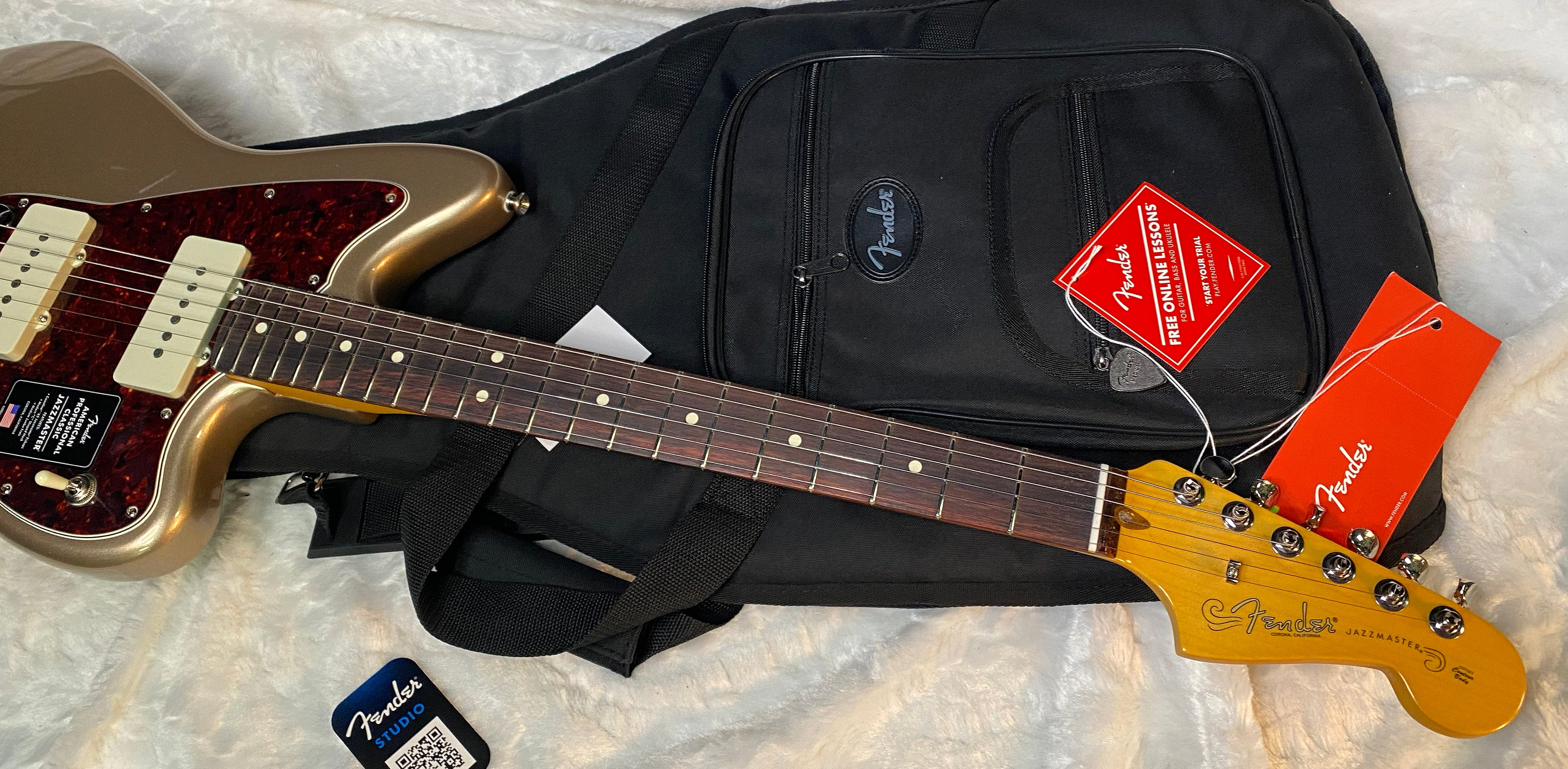 NEW! Fender American Professional Classic Jazzmaster - Faded Firemist Gold - 8lbs - Authorized Dealer - G06526