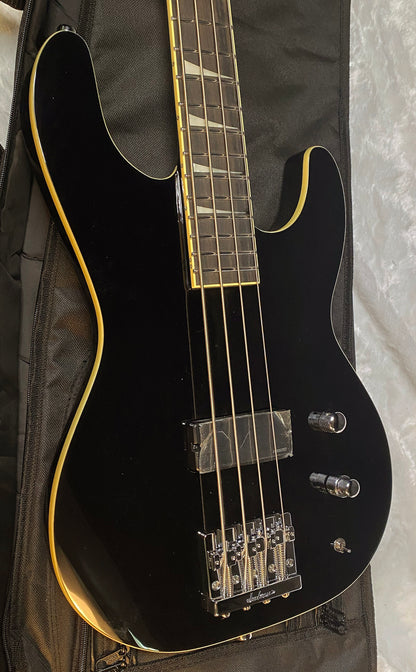 NEW! Jackson Pro Plus Limited Edition Pure Metal Concert Bass CB1A - Gloss Black - Gig Bag - Authorized Dealer - G06542