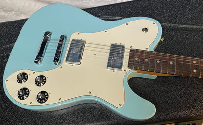 NEW! Fender Kingfish Delta Day Telecaster Deluxe - Daphne Blue - Hardshell Case - Authorized Dealer - 8.4 lbs - G06516