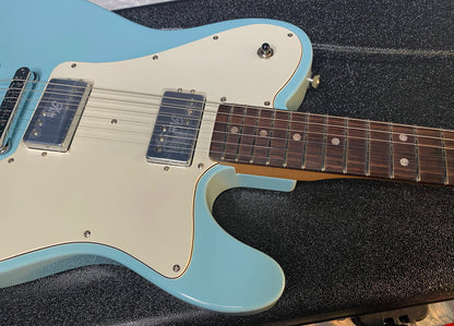 NEW! Fender Kingfish Delta Day Telecaster Deluxe - Daphne Blue - Hardshell Case - Authorized Dealer - 8.4 lbs - G06516