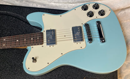 NEW! Fender Kingfish Delta Day Telecaster Deluxe - Daphne Blue - Hardshell Case - Authorized Dealer - 8.4 lbs - G06516