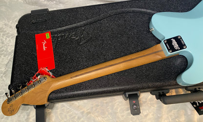 NEW! Fender Kingfish Delta Day Telecaster Deluxe - Daphne Blue - Hardshell Case - Authorized Dealer - 8.4 lbs - G06516