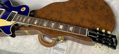 NEW ! Gibson Custom Shop 1959 Les Paul - Blue Gloss Finish - Hand Picked AAAA Quilt Maple Top - F-Holes - One Off! Super RARE! Authorized Dealer - Only 7.2lbs - G07178