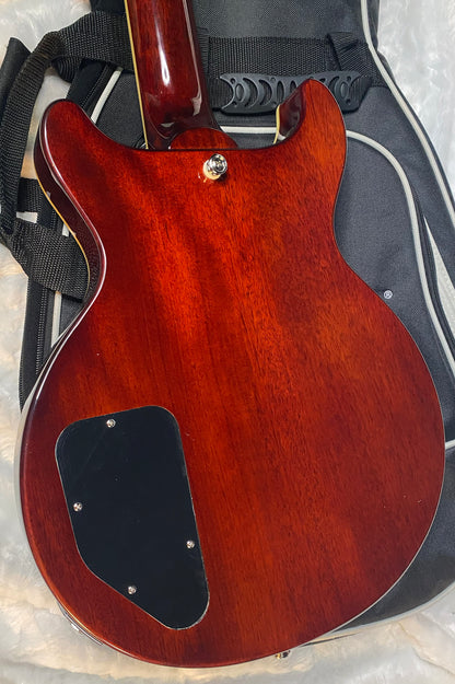 NEW! Epiphone Les Paul Special Double Cut Figured - Bourbon Burst - 7.4lbs - Authorized Dealer - G06477