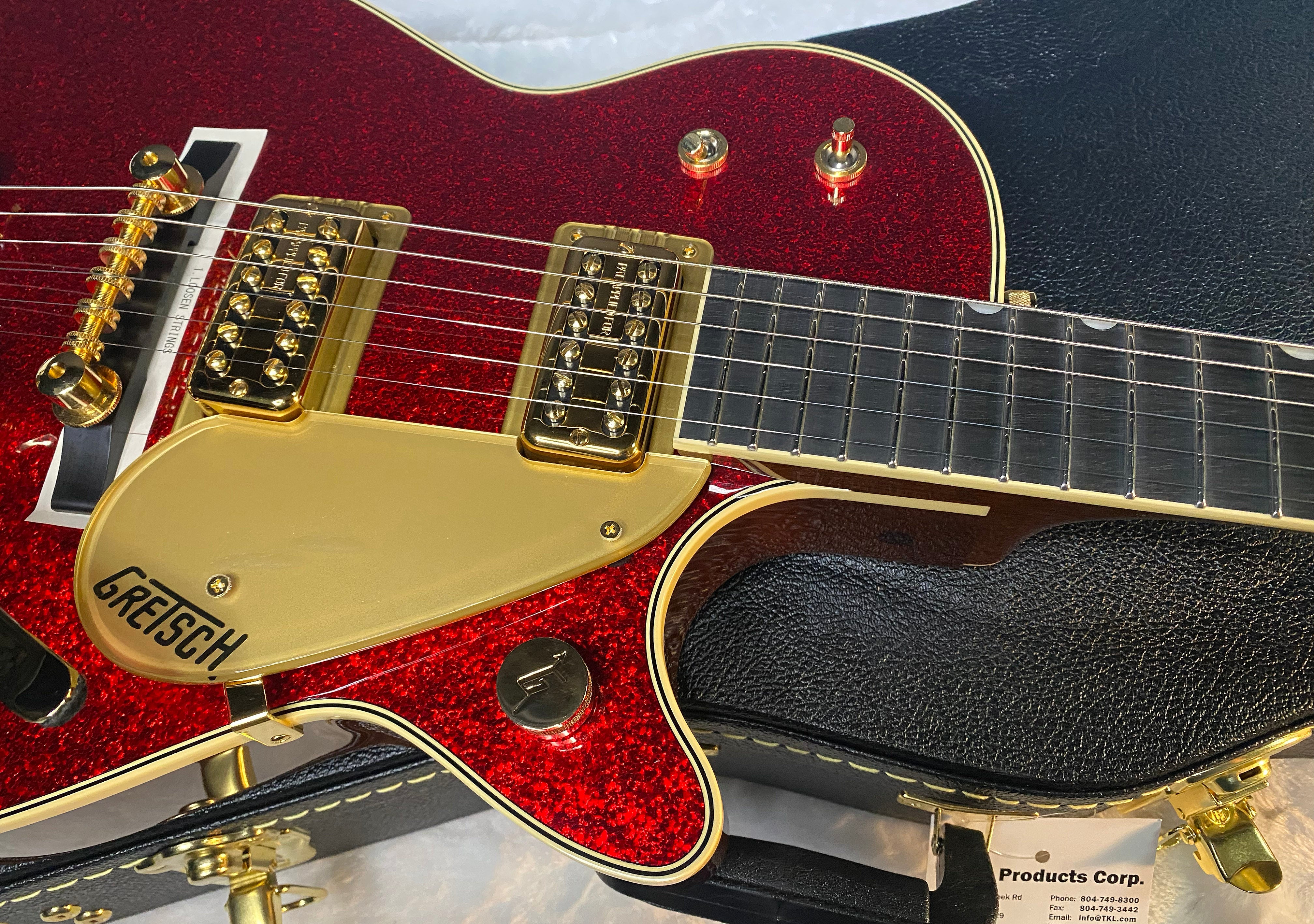 NEW! Gretsch G6129TG-59VS Limited Edition Sparkle Jet String-Thru Bigsby - 8.1lbs - Red Sparkle - Authorized Dealer - Japan - G06544